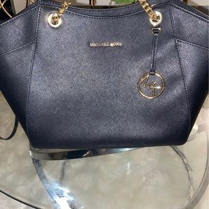 Black & Gold Michael Khors Handbag